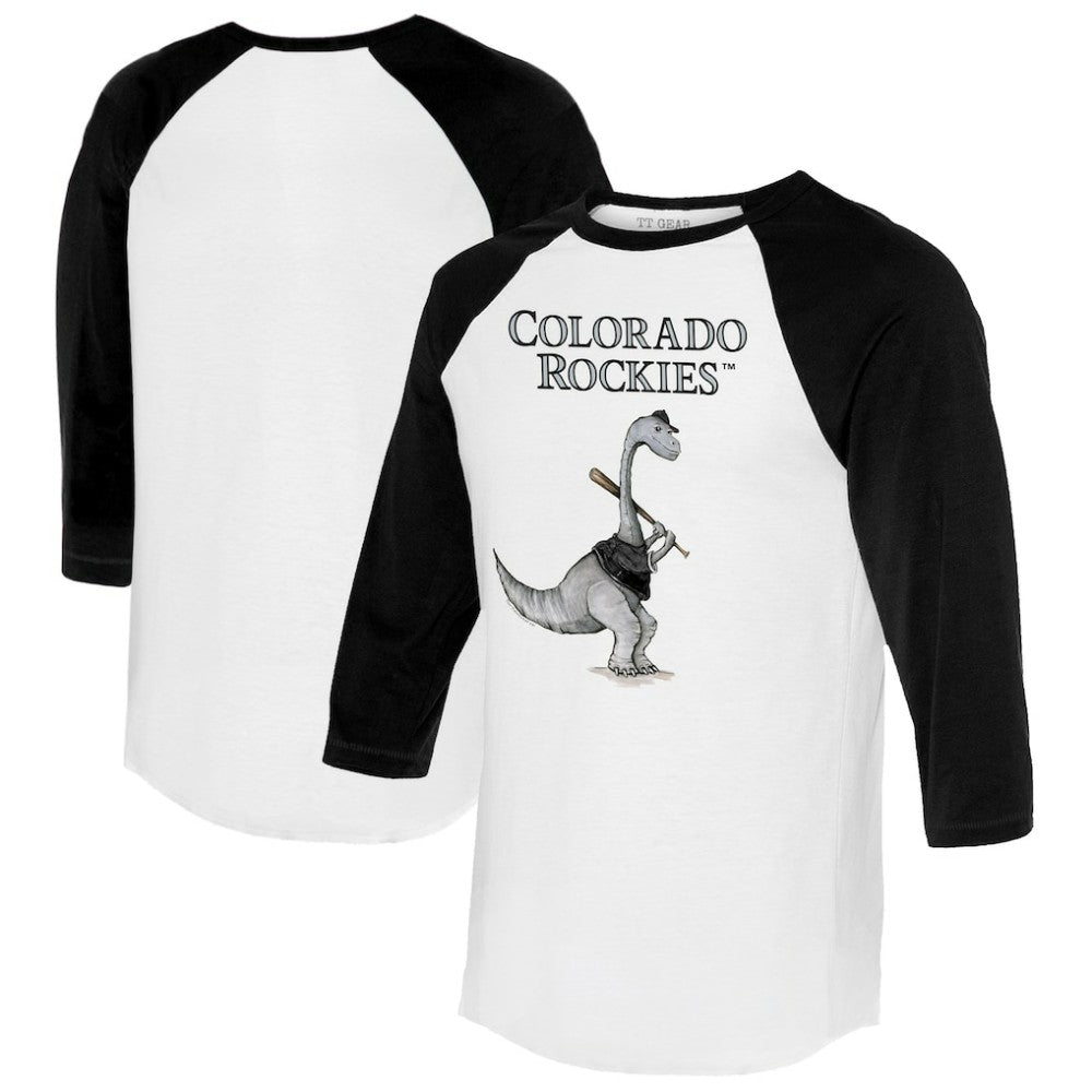 Colorado Rockies Tiny Turnip Women's Bronto 3/4-Sleeve Raglan T-Shirt Clearance