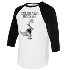 Colorado Rockies Tiny Turnip Women's Bronto 3/4-Sleeve Raglan T-Shirt Clearance