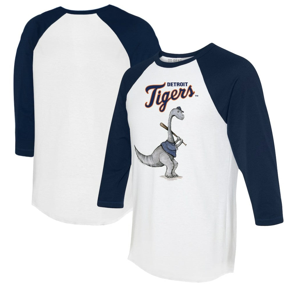 Detroit Tigers Tiny Turnip Women's Bronto 3/4-Sleeve Raglan T-Shirt for sale