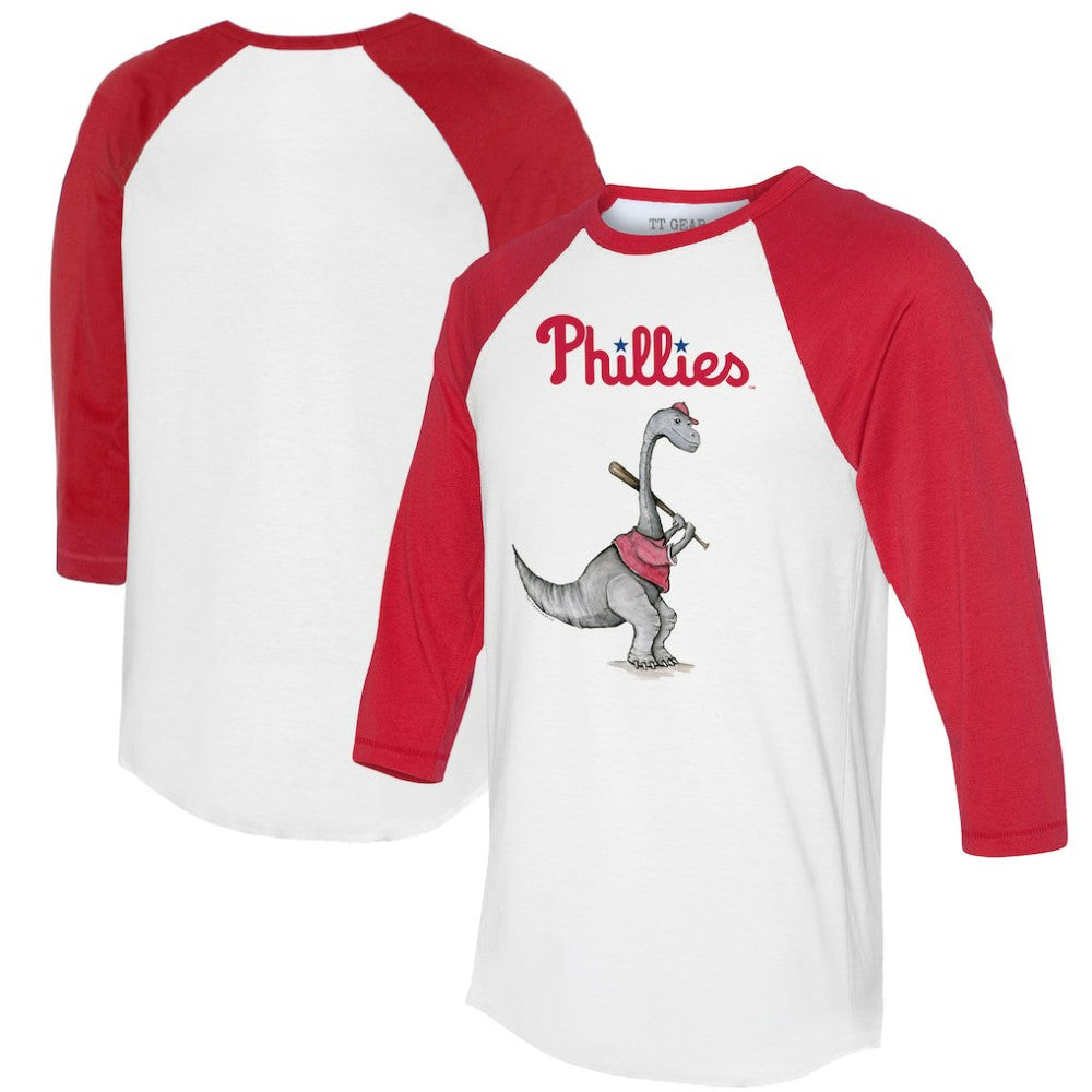 Philadelphia Phillies Tiny Turnip Women's Bronto 3/4-Sleeve Raglan T-Shirt for sale
