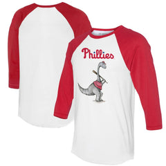 Philadelphia Phillies Tiny Turnip Women's Bronto 3/4-Sleeve Raglan T-Shirt for sale