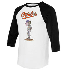 Baltimore Orioles Tiny Turnip Women's Bubbles 3/4-Sleeve Raglan T-Shirt Near Me