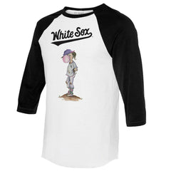 Chicago White Sox Tiny Turnip Women's Bubbles 3/4-Sleeve Raglan T-Shirt Sale