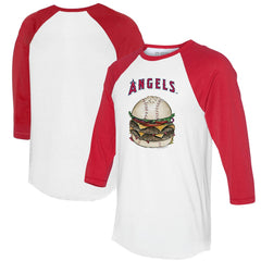 Los Angeles Angels Tiny Turnip Women's Burger 3/4-Sleeve Raglan T-Shirt Near Me