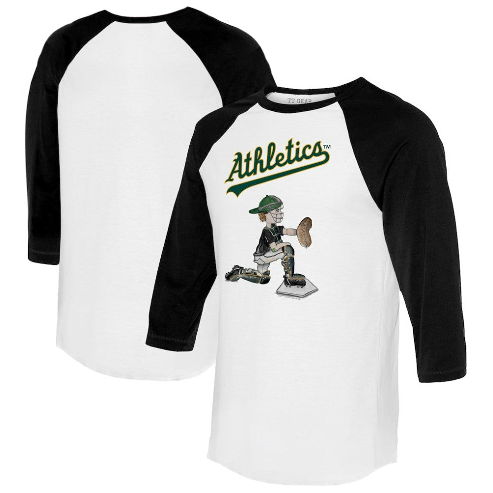 Athletics Tiny Turnip Women's Caleb 3/4-Sleeve Raglan T-Shirt for sale