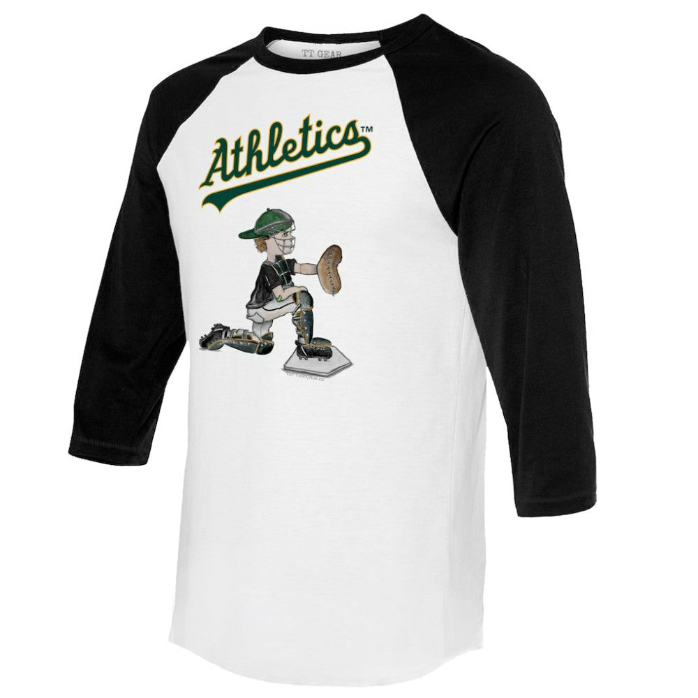 Athletics Tiny Turnip Women's Caleb 3/4-Sleeve Raglan T-Shirt for sale