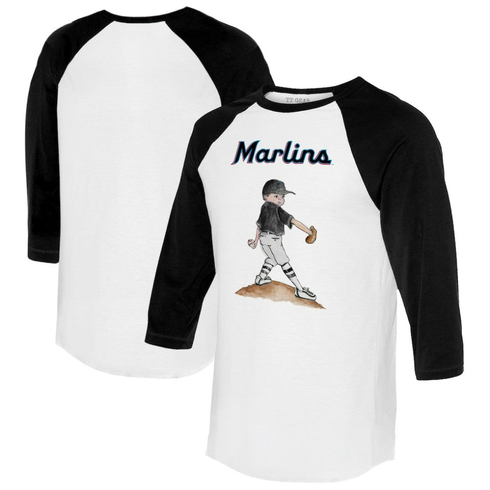 Miami Marlins Tiny Turnip Women's Clemente 3/4-Sleeve Raglan T-Shirt Near Me