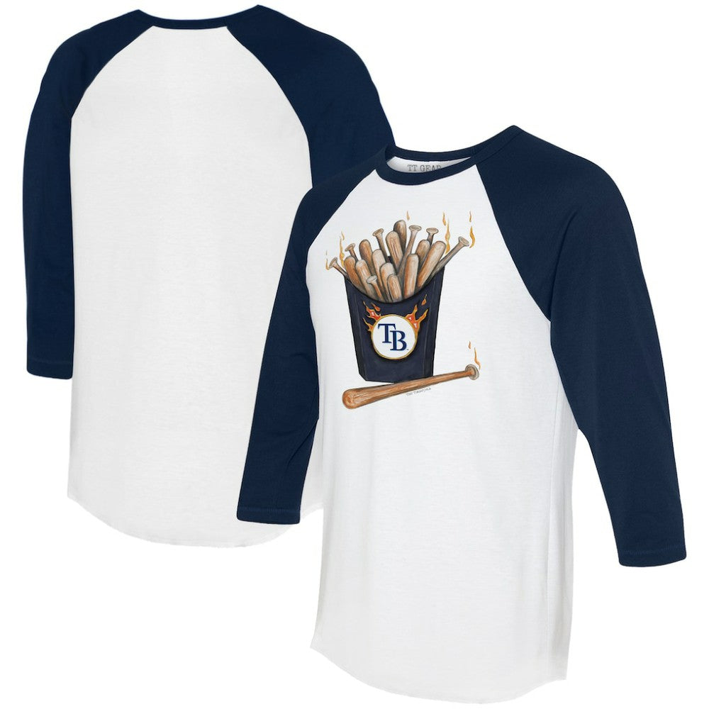 Tampa Bay Rays Tiny Turnip Women's Hot Bats 3/4-Sleeve Raglan T-Shirt On Sale