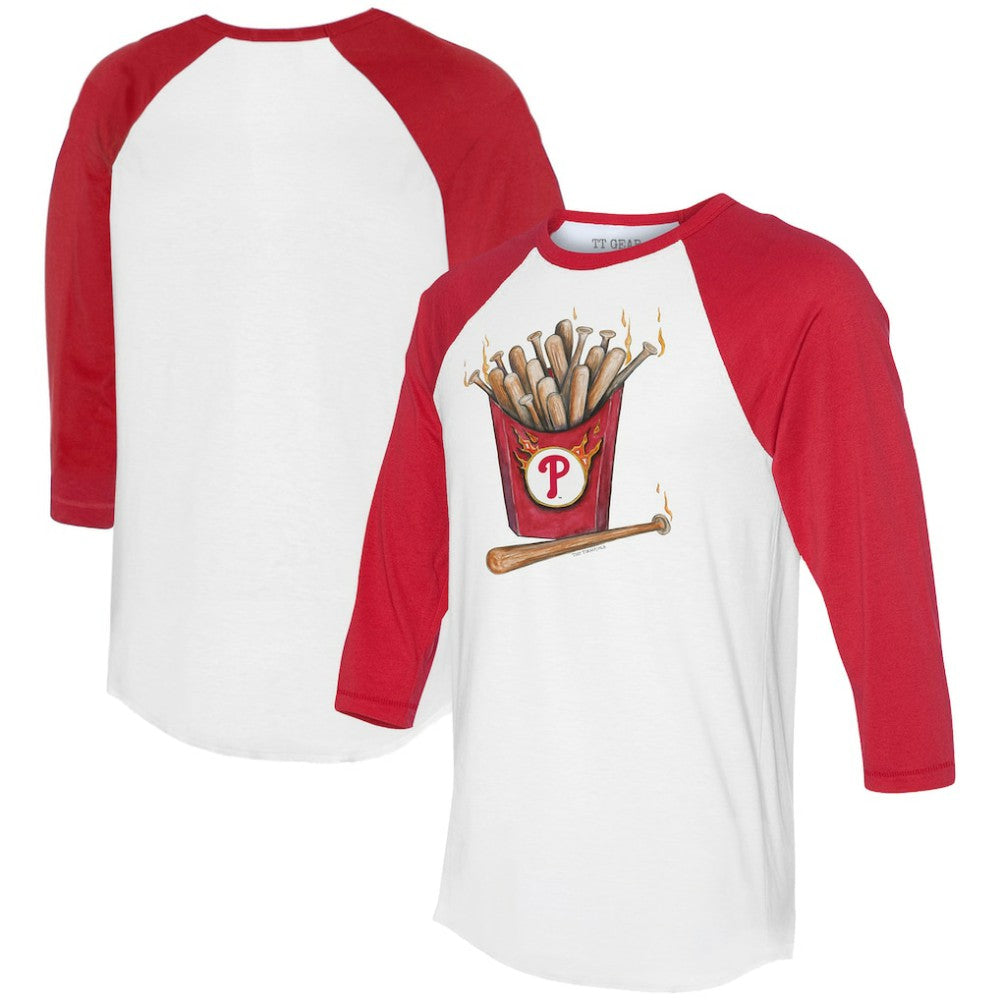 Philadelphia Phillies Tiny Turnip Women's Hot Bats 3/4-Sleeve Raglan T-Shirt Near Me