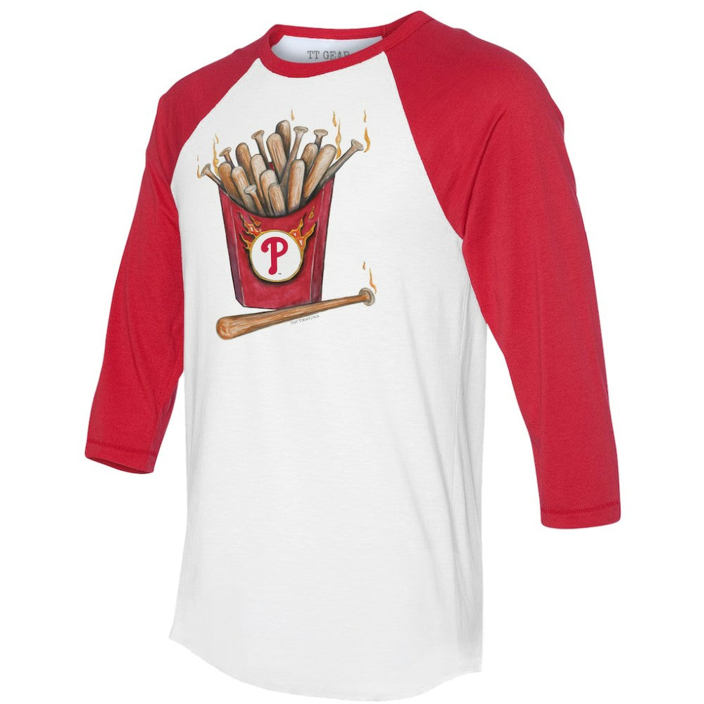 Philadelphia Phillies Tiny Turnip Women's Hot Bats 3/4-Sleeve Raglan T-Shirt Near Me