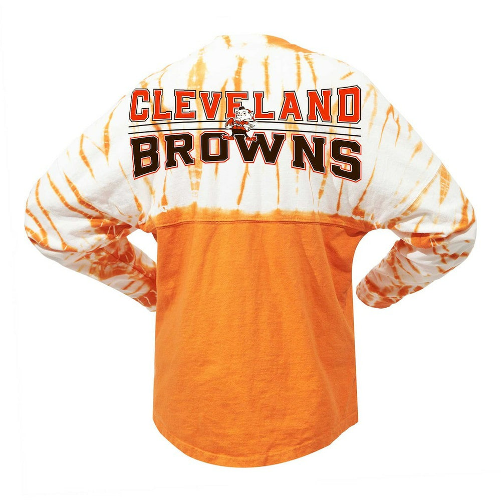 Cleveland Browns Women's Vintage Bamboo Spirit Jersey Long Sleeve T-Shirt Orange - Fanatics