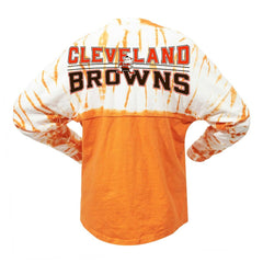 Cleveland Browns Women's Vintage Bamboo Spirit Jersey Long Sleeve T-Shirt Orange - Fanatics
