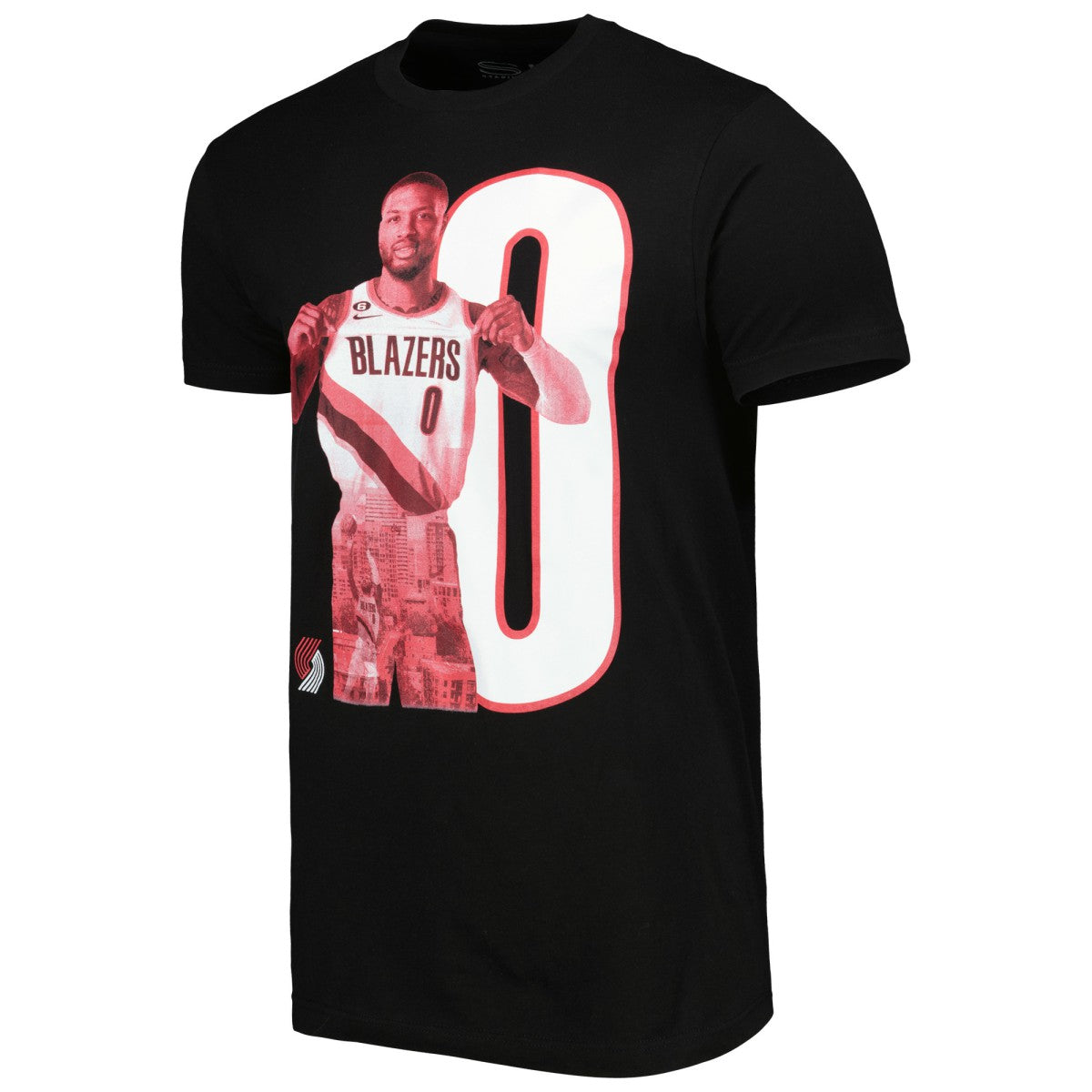 NBA - Damian Lillard Portland Trail Blazers Stadium Essentials Player Metro T-Shirt - Black