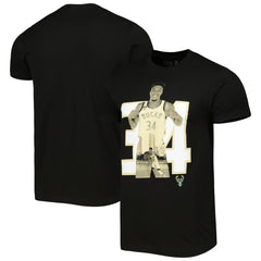 NBA - Giannis Antetokounmpo Milwaukee Bucks Stadium Essentials Player Metro T-Shirt - Black