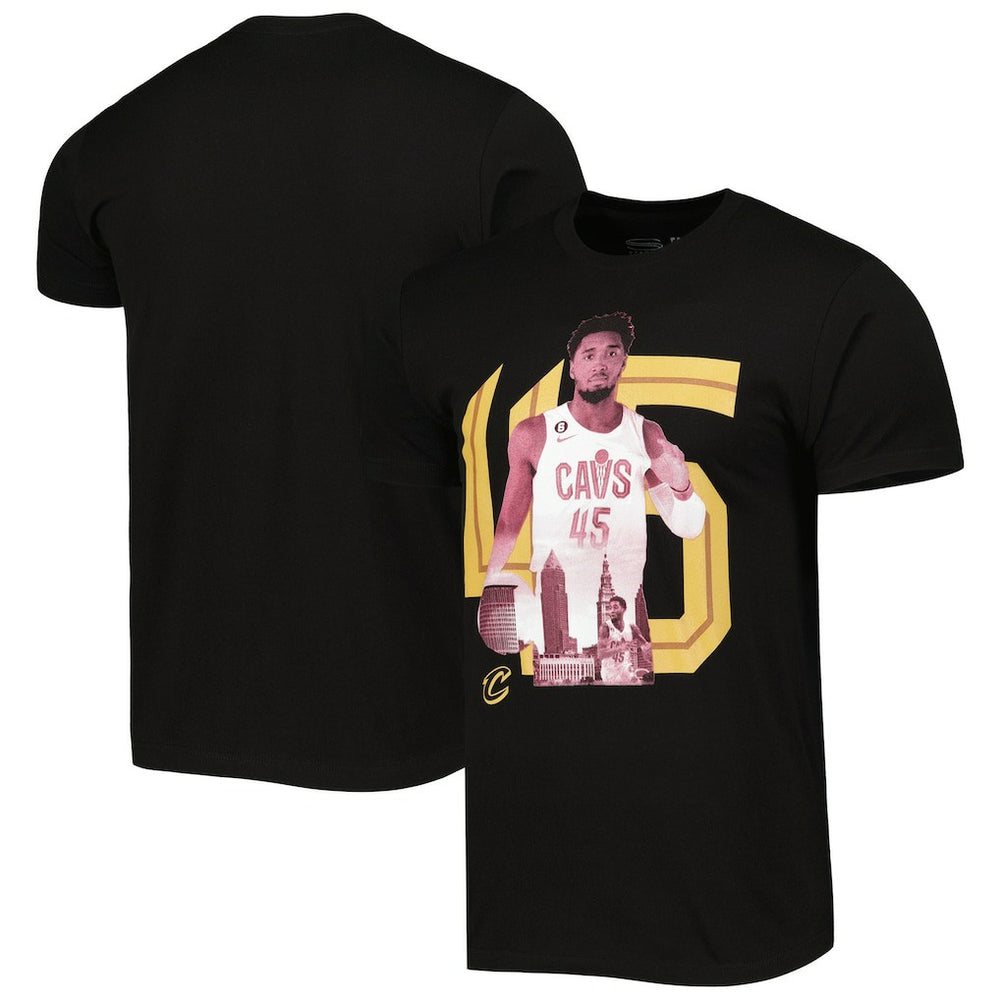 NBA - Donovan Mitchell Cleveland Cavaliers Stadium Essentials Player Metro T-Shirt - Black