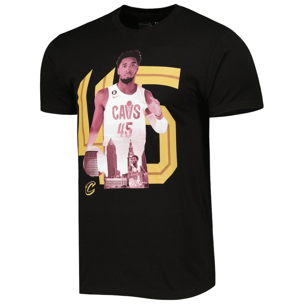 NBA - Donovan Mitchell Cleveland Cavaliers Stadium Essentials Player Metro T-Shirt - Black
