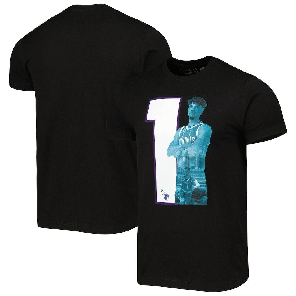 NBA - LaMelo Ball Charlotte Hornets Stadium Essentials Player Metro T-Shirt - Black