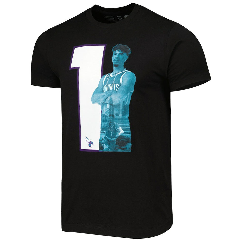 NBA - LaMelo Ball Charlotte Hornets Stadium Essentials Player Metro T-Shirt - Black