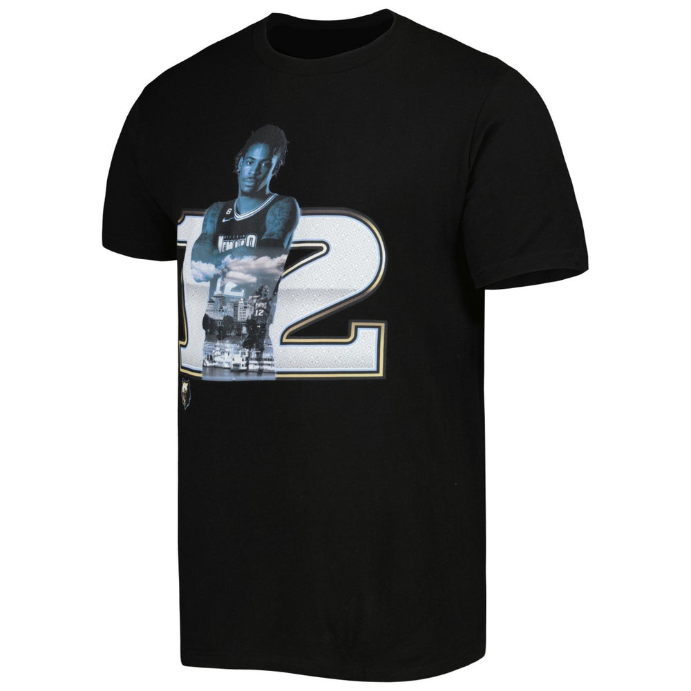 NBA - Ja Morant Memphis Grizzlies Stadium Essentials Player Metro T-Shirt - Black