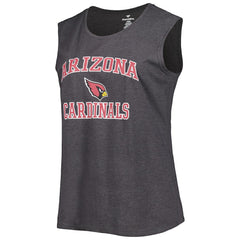 Arizona Cardinals Women's Plus Size Tank Top Heather Charcoal - Fanatics