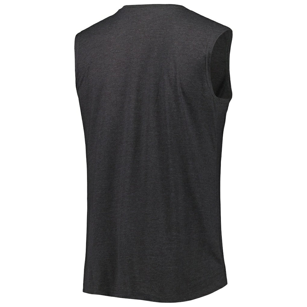 New Orleans Saints Women's Plus Size Tank Top Heather Charcoal - Fanatics