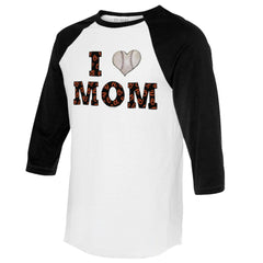 Baltimore Orioles Tiny Turnip Women's I Love Mom 3/4-Sleeve Raglan T-Shirt Sale