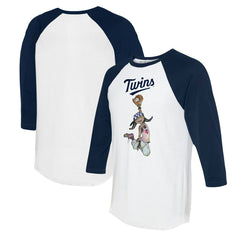 Minnesota Twins Tiny Turnip Women's Jada 3/4-Sleeve Raglan T-Shirt Sale