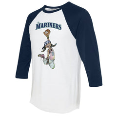 Seattle Mariners Tiny Turnip Women's Jada 3/4-Sleeve Raglan T-Shirt Clearance