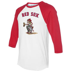 Boston Red Sox Tiny Turnip Women's Kate 3/4-Sleeve Raglan T-Shirt for sale