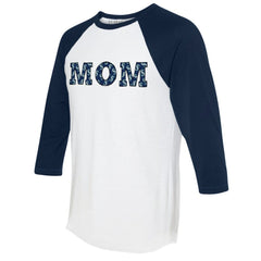 Seattle Mariners Tiny Turnip Women's Logo Mom 3/4-Sleeve Raglan T-Shirt Online