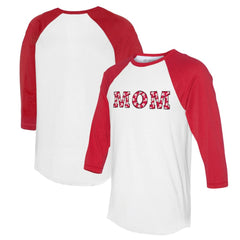 Philadelphia Phillies Tiny Turnip Women's Logo Mom 3/4-Sleeve Raglan T-Shirt On Sale