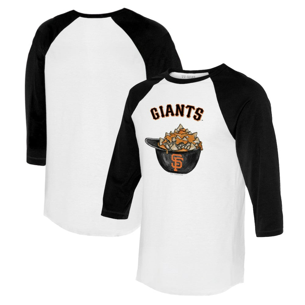 San Francisco Giants Tiny Turnip Women's Nacho Helmet 3/4-Sleeve Raglan T-Shirt Online