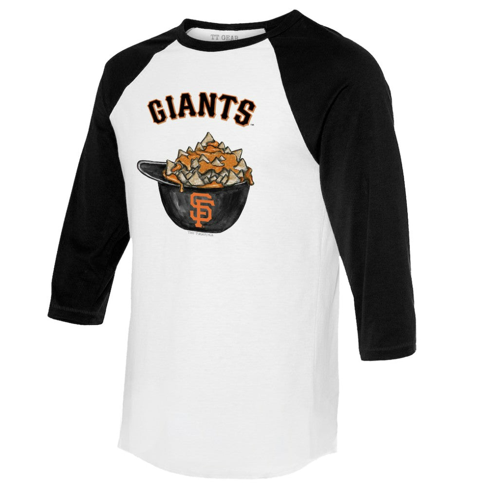 San Francisco Giants Tiny Turnip Women's Nacho Helmet 3/4-Sleeve Raglan T-Shirt Online