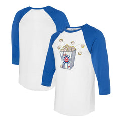 Chicago Cubs Tiny Turnip Women's Popcorn 3/4-Sleeve Raglan T-Shirt for sale