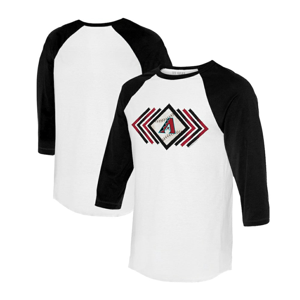 Arizona Diamondbacks Tiny Turnip Women's Prism Arrows 3/4-Sleeve Raglan T-Shirt Sale