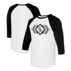 Colorado Rockies Tiny Turnip Women's Prism Arrows 3/4-Sleeve Raglan T-Shirt Clearance