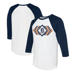 Detroit Tigers Tiny Turnip Women's Prism Arrows 3/4-Sleeve Raglan T-Shirt for sale