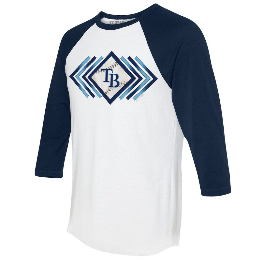 Tampa Bay Rays Tiny Turnip Women's Prism Arrows 3/4-Sleeve Raglan T-Shirt Online