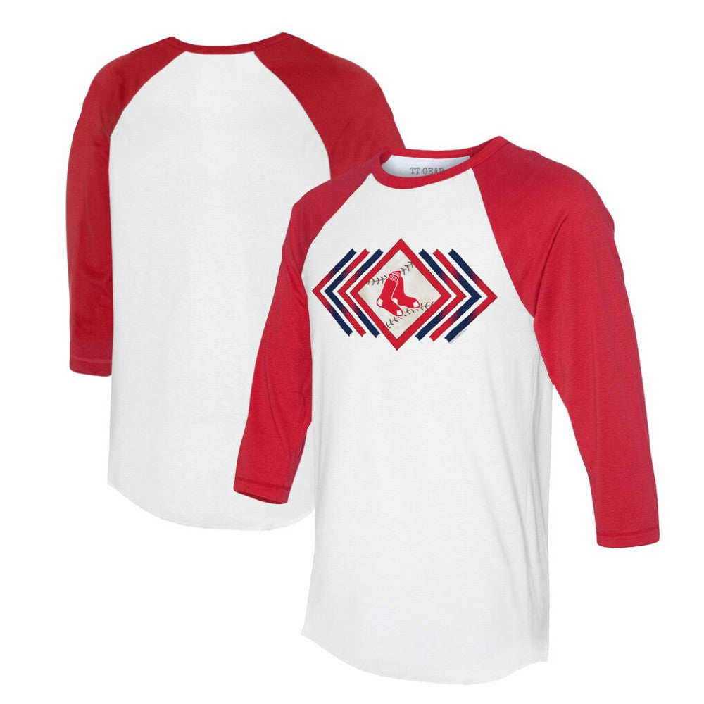 Boston Red Sox Tiny Turnip Women's Prism Arrows 3/4-Sleeve Raglan T-Shirt Near Me