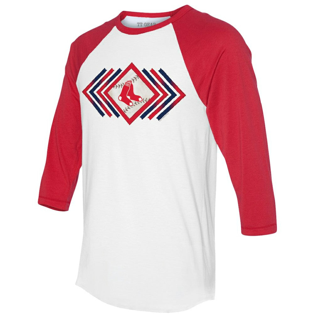 Boston Red Sox Tiny Turnip Women's Prism Arrows 3/4-Sleeve Raglan T-Shirt Near Me