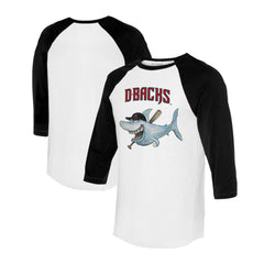 Arizona Diamondbacks Tiny Turnip Women's Shark 3/4-Sleeve Raglan T-Shirt for sale