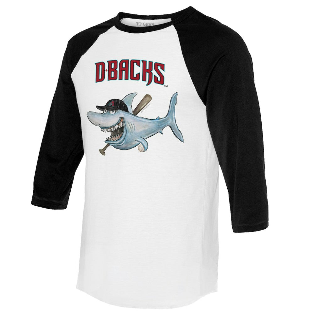 Arizona Diamondbacks Tiny Turnip Women's Shark 3/4-Sleeve Raglan T-Shirt for sale