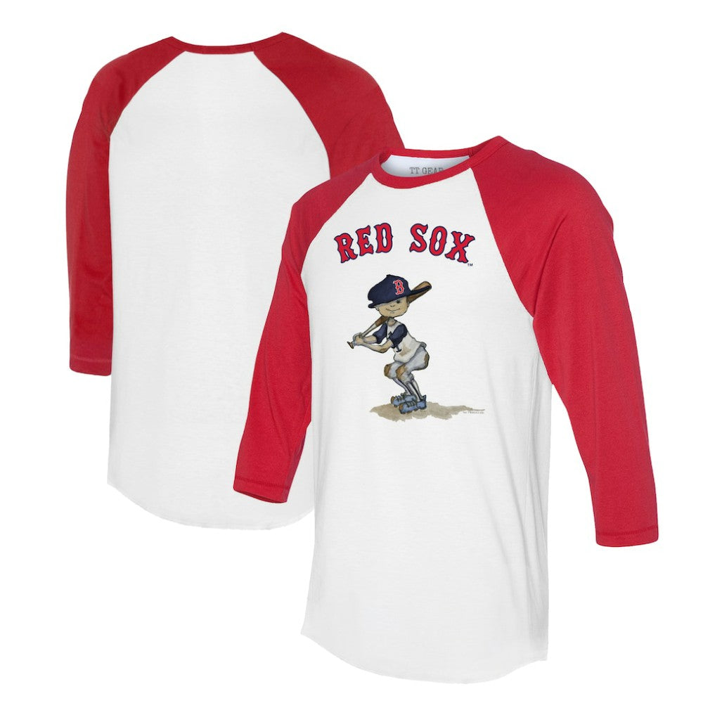 Boston Red Sox Tiny Turnip Women's Slugger 3/4-Sleeve Raglan T-Shirt Lifestyle