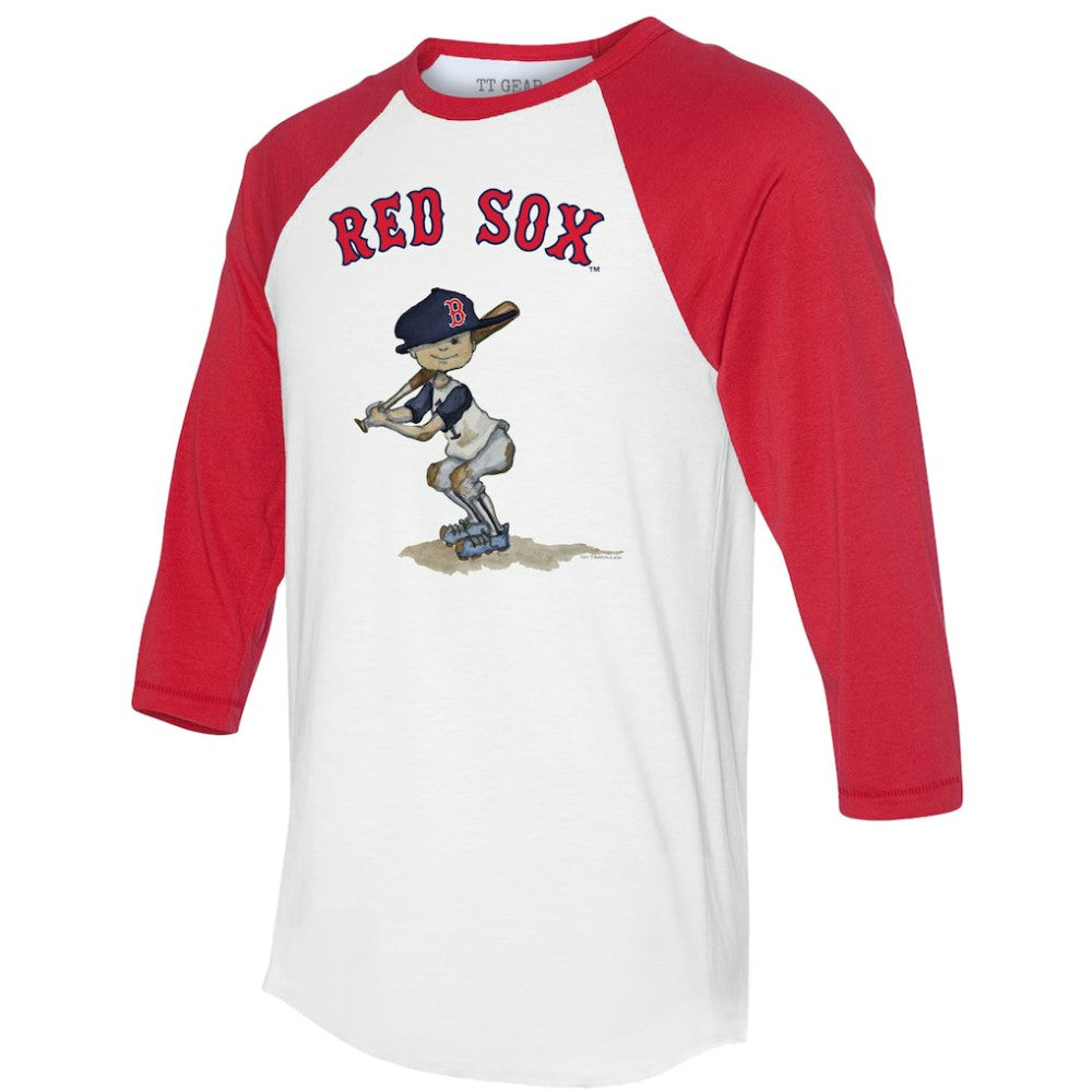 Boston Red Sox Tiny Turnip Women's Slugger 3/4-Sleeve Raglan T-Shirt Lifestyle