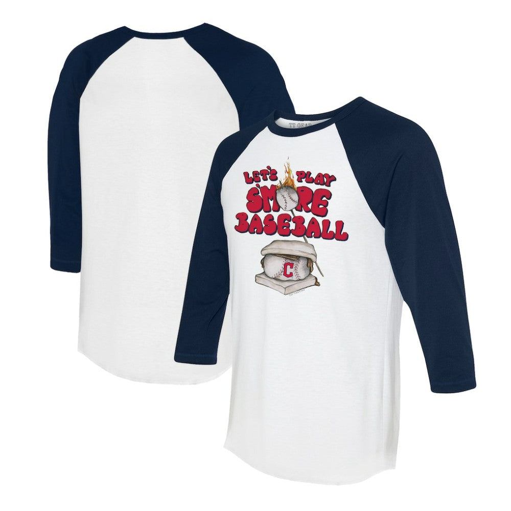 Cleveland Guardians Tiny Turnip Women's Smores 3/4-Sleeve Raglan T-Shirt Near Me