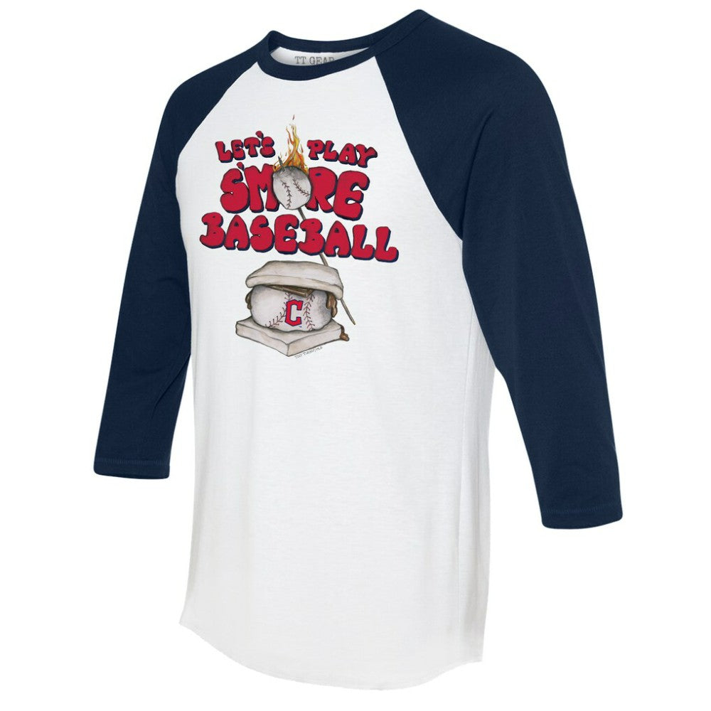 Cleveland Guardians Tiny Turnip Women's Smores 3/4-Sleeve Raglan T-Shirt Near Me