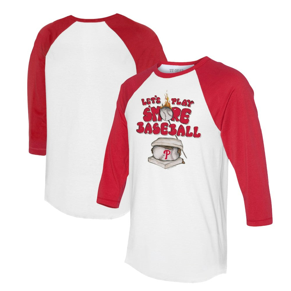Philadelphia Phillies Tiny Turnip Women's Smores 3/4-Sleeve Raglan T-Shirt Online