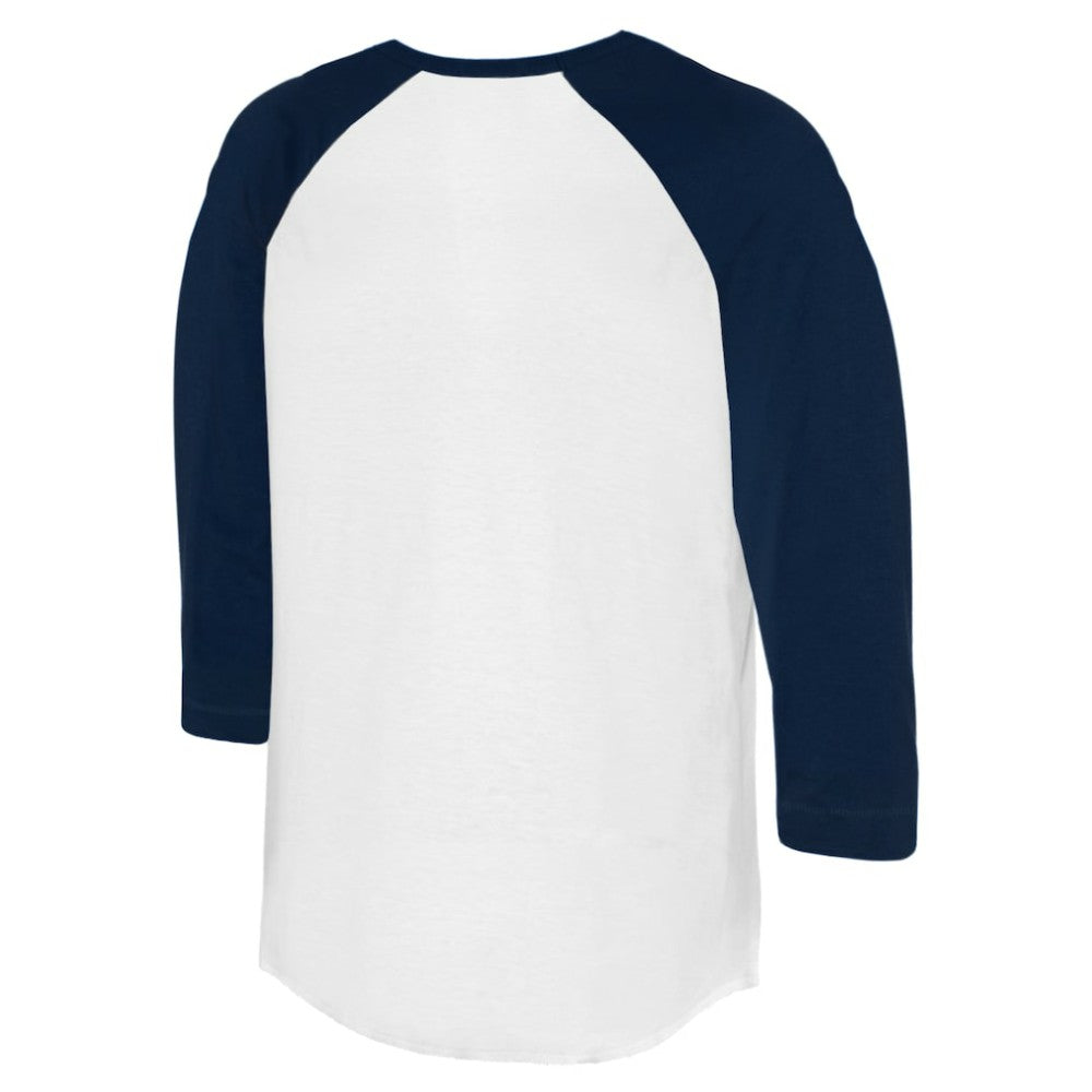 Seattle Mariners Tiny Turnip Women's Stacked 3/4-Sleeve Raglan T-Shirt Lifestyle