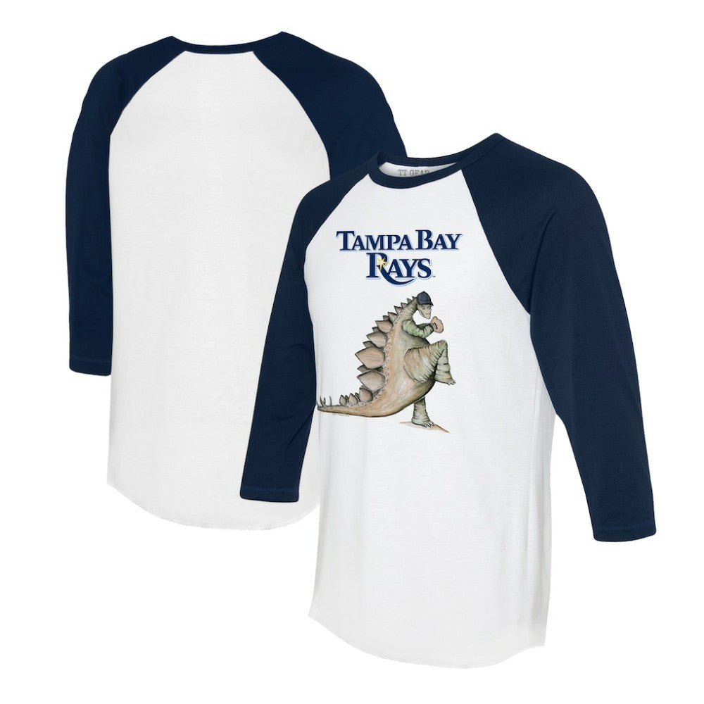 Tampa Bay Rays Tiny Turnip Unisex Stega 3/4-Sleeve Raglan T-Shirt Lifestyle