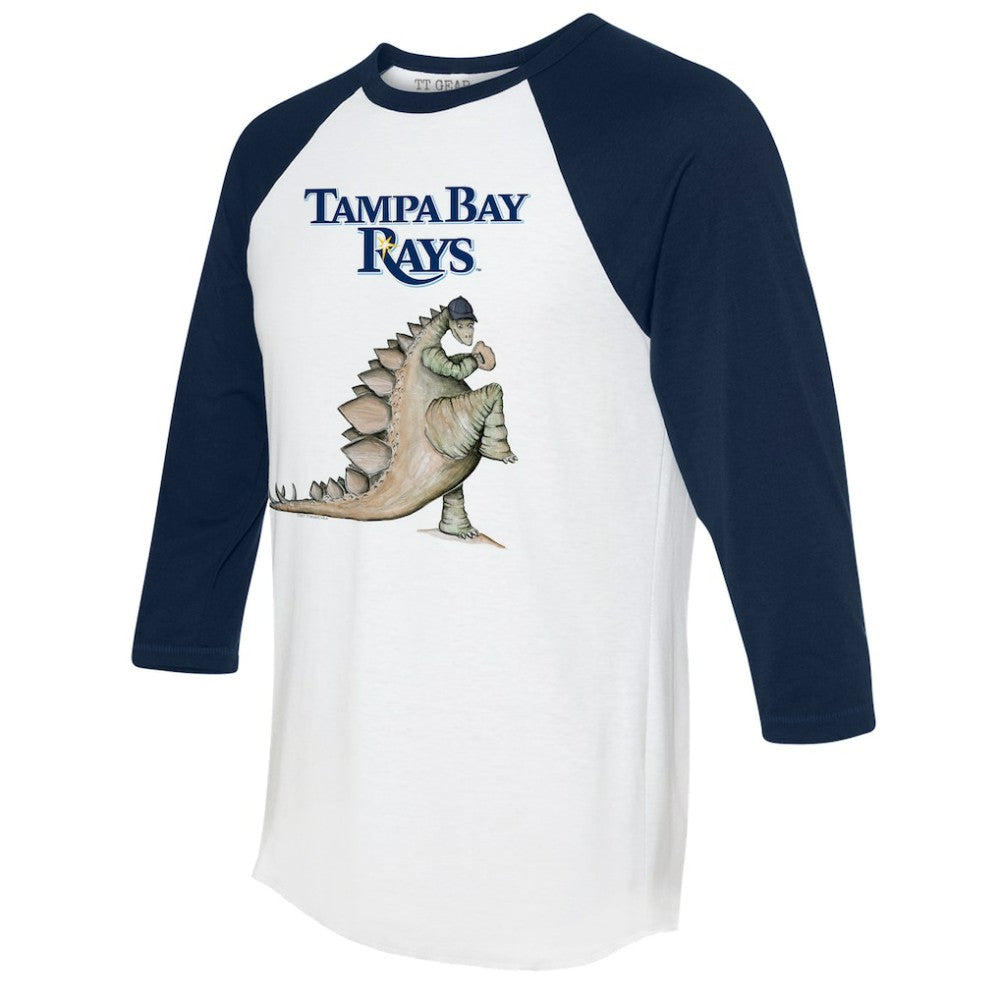 Tampa Bay Rays Tiny Turnip Unisex Stega 3/4-Sleeve Raglan T-Shirt Lifestyle